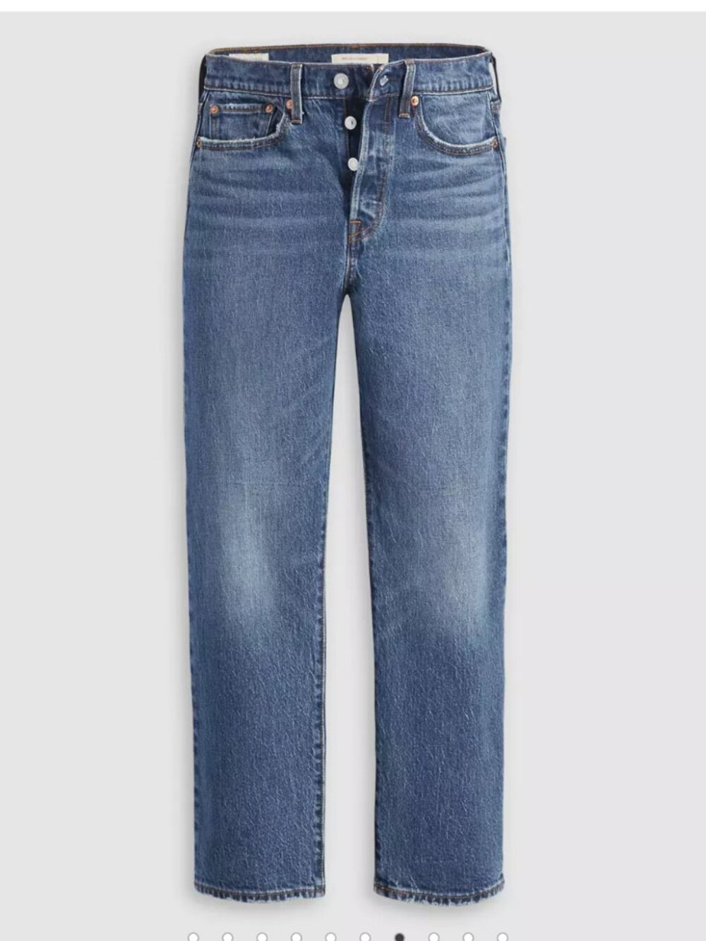 Levi's Premium Wedgie Straight Ankle Women's Jeans in Unstoppable Wear Sz 31